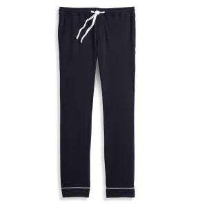 Men's Solid Pima Pajama Bottoms -- Navy