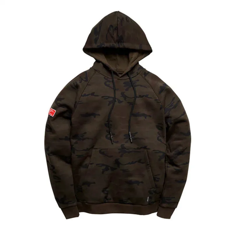 Men's Sport Hooded Sweatshirt - Cotton Gym Fitness Jacket, Autumn Winter Streetwear, Men's Sportswear Workout Hoodie, Running Coat