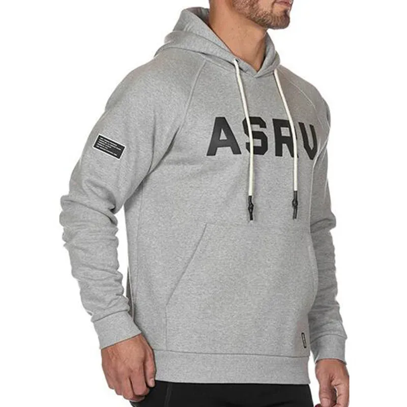 Men's Sport Hooded Sweatshirt - Cotton Gym Fitness Jacket, Autumn Winter Streetwear, Men's Sportswear Workout Hoodie, Running Coat
