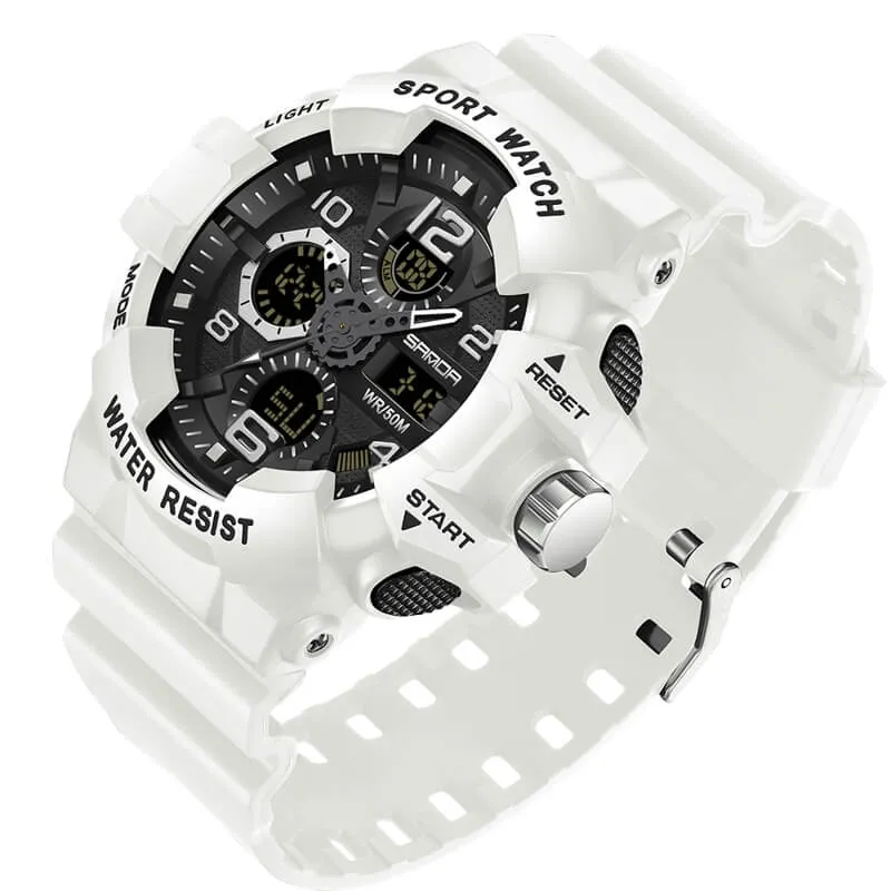 Men's Watch Sports Military Watches Waterproof Digital Analog Watch Tactical Outdoor Work Electronic Wristwatch