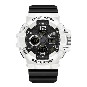 Men's Watch Sports Military Watches Waterproof Digital Analog Watch Tactical Outdoor Work Electronic Wristwatch