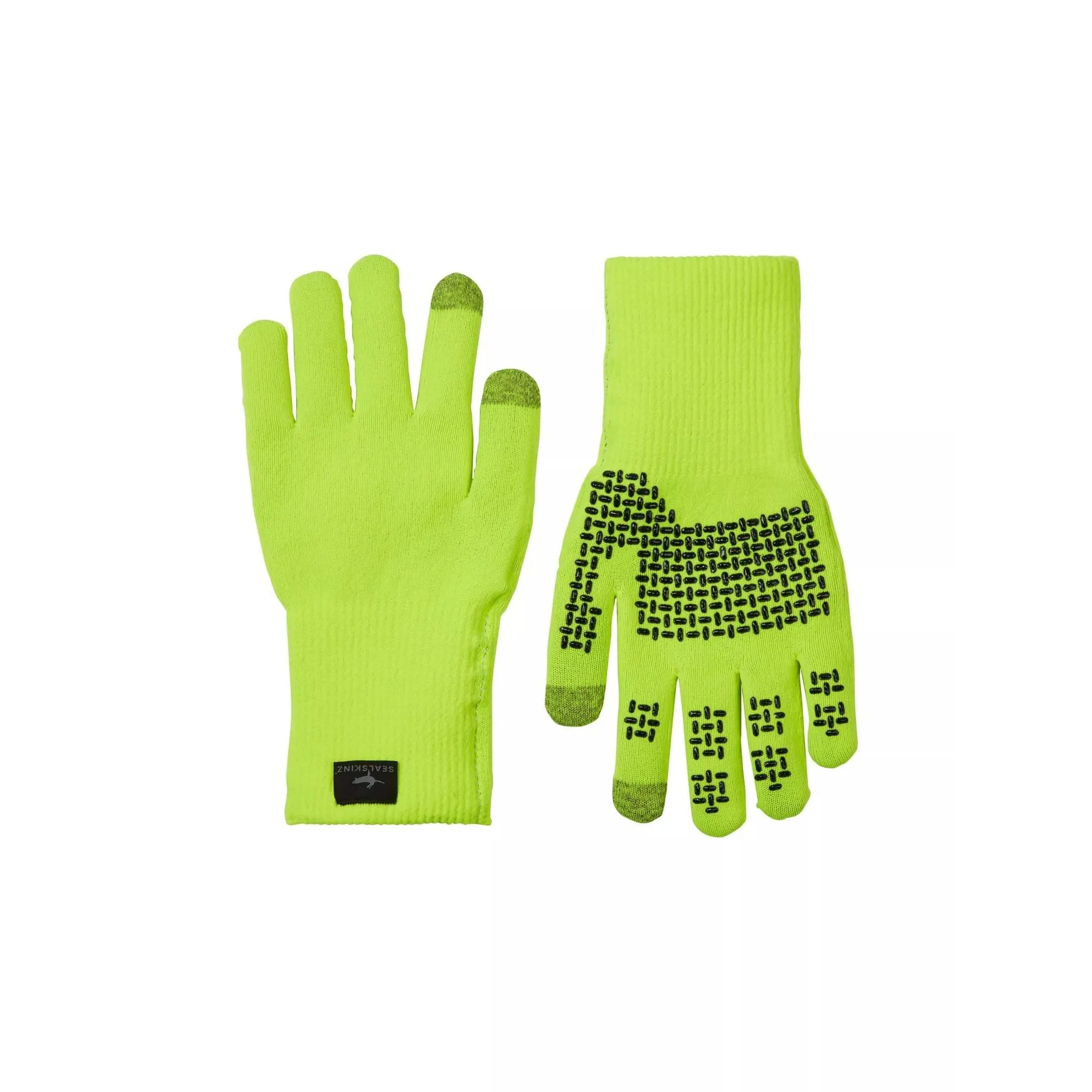 Mens Waterproof All Weather Ultra Grip Knitted Gloves