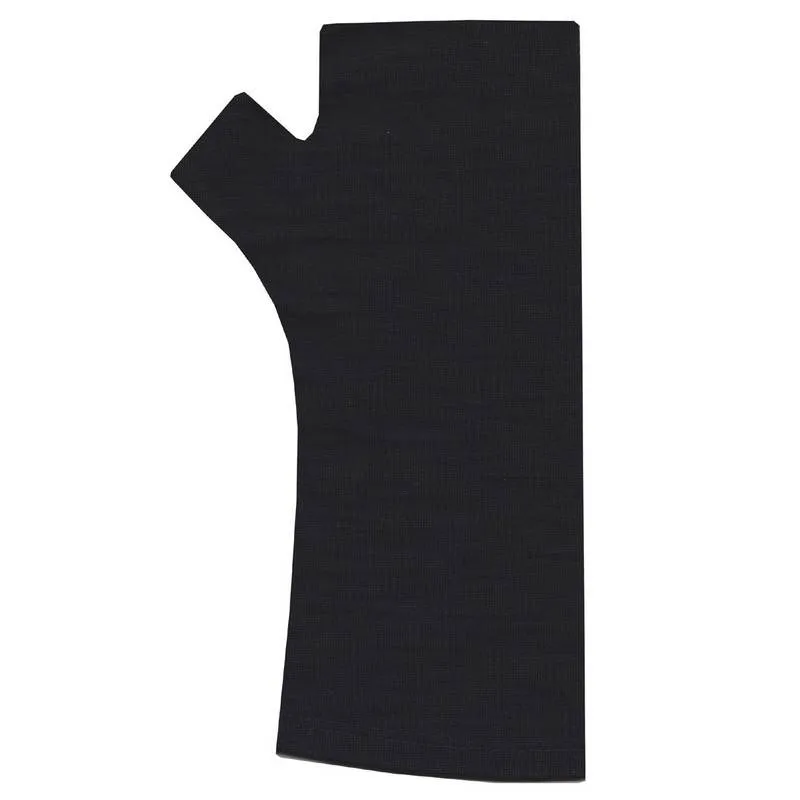 Merino Fingerless Gloves Black by Kate Watts