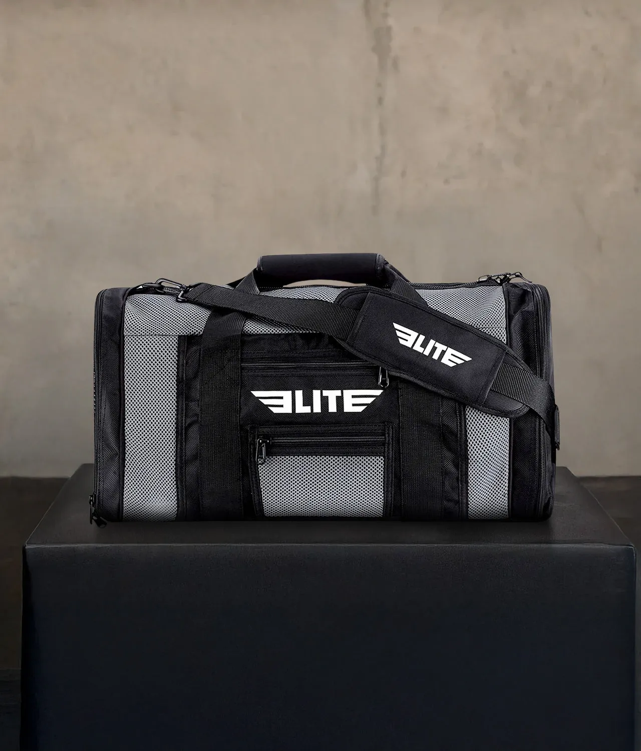 Mesh Gray Large MMA Gear Gym Bag