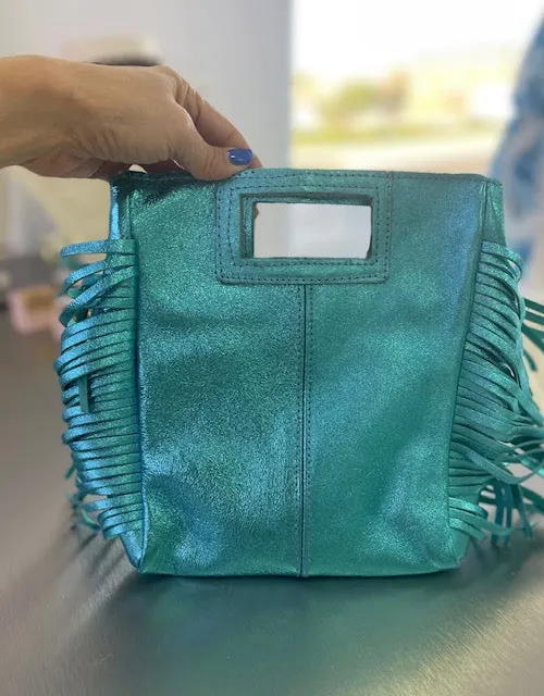 Metallic Fringe Bags