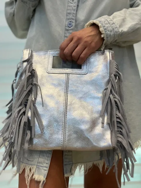Metallic Fringe Bags