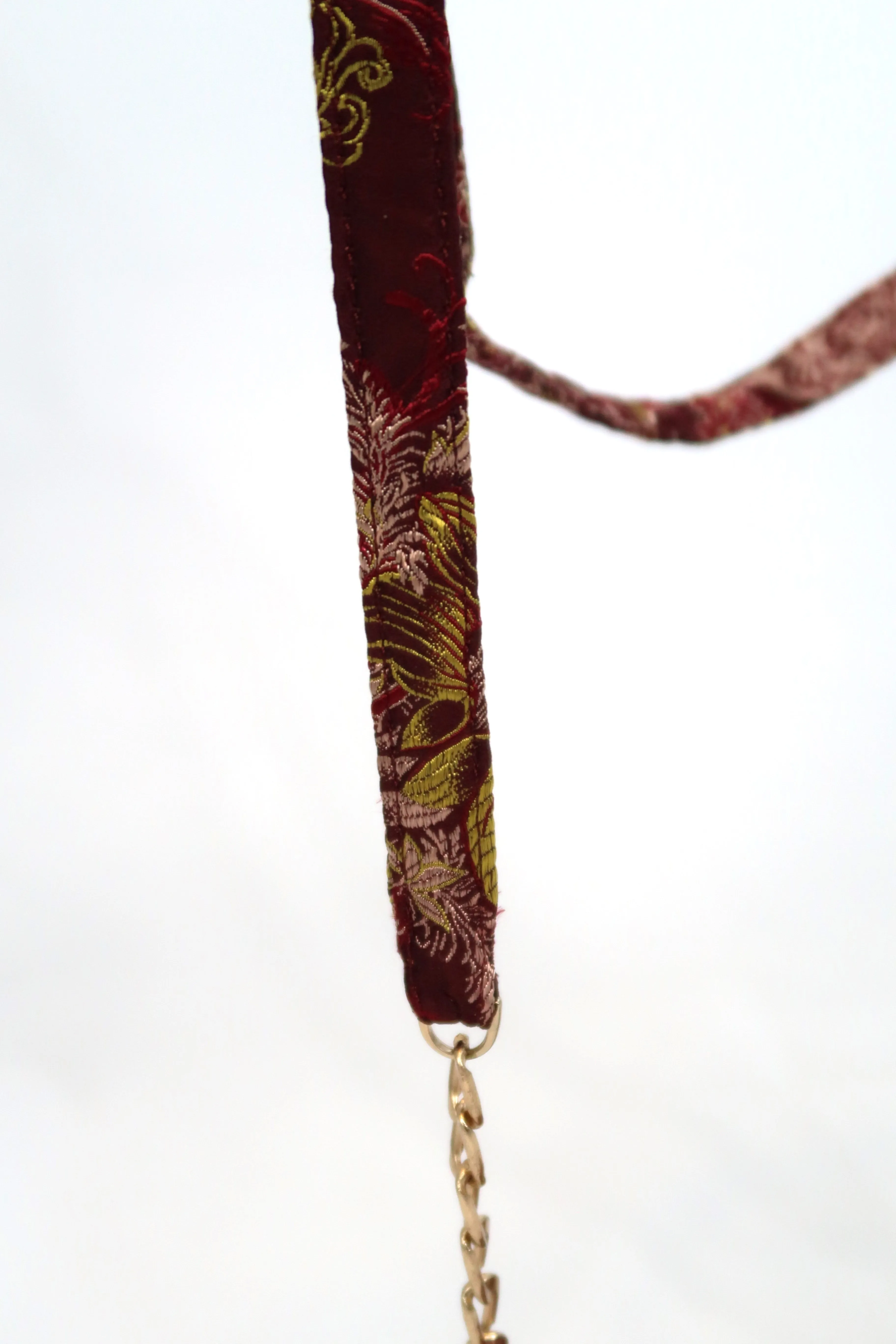 Mid Asia Vintage Fabric Hand Bag-Cross Body