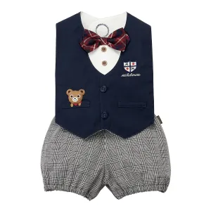 MIKIHOUSE BIB&GYM SHORTS SET