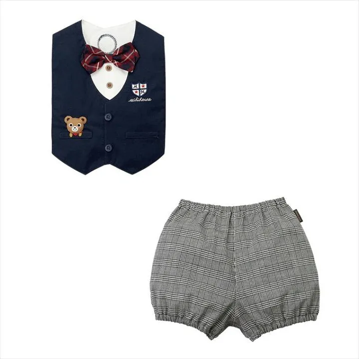 MIKIHOUSE BIB&GYM SHORTS SET