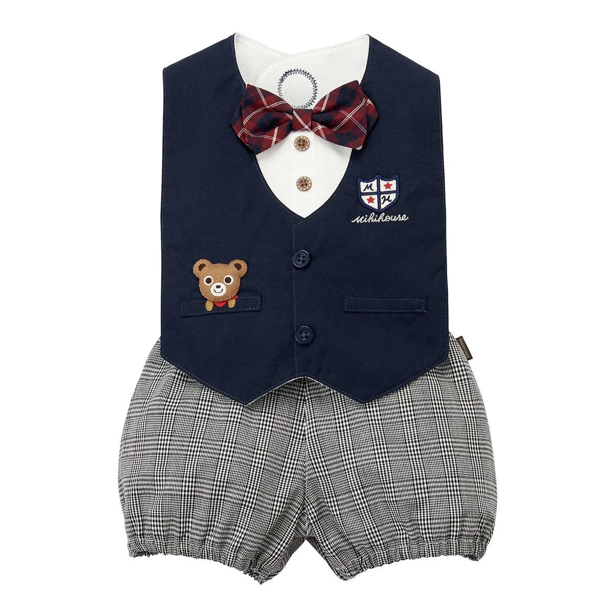 MIKIHOUSE BIB&GYM SHORTS SET