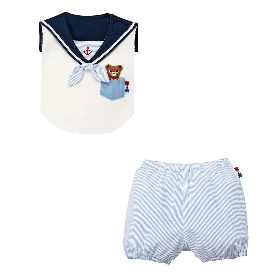 MIKIHOUSE BIB&GYM SHORTS SET