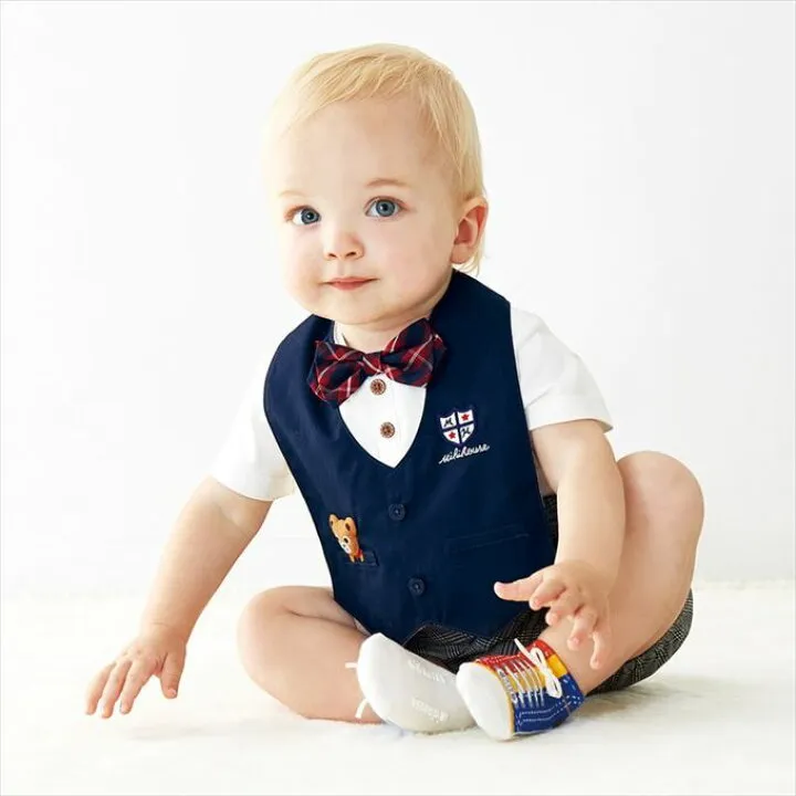 MIKIHOUSE BIB&GYM SHORTS SET