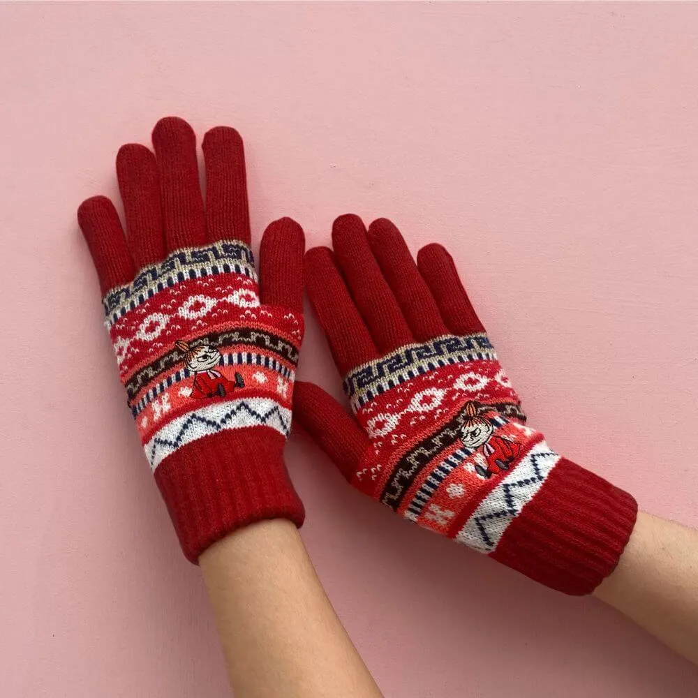 Moomin Little My Fairisle Gloves