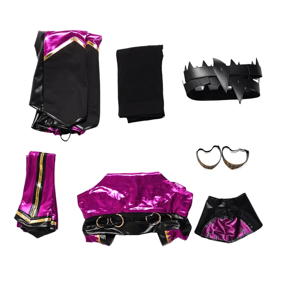 Mortal Kombat 4 Mileena Cosplay Costume Outfits Halloween Carnival Suit