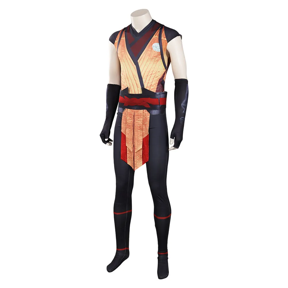Mortal Kombat Scorpion Printed Onesie Cosplay Costume Halloween Carnival