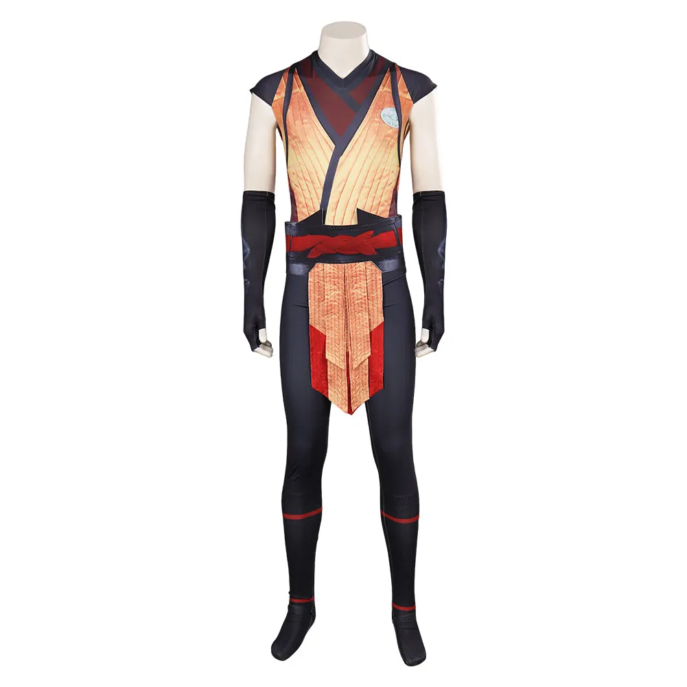 Mortal Kombat Scorpion Printed Onesie Cosplay Costume Halloween Carnival