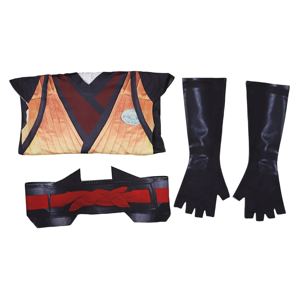 Mortal Kombat Scorpion Printed Onesie Cosplay Costume Halloween Carnival