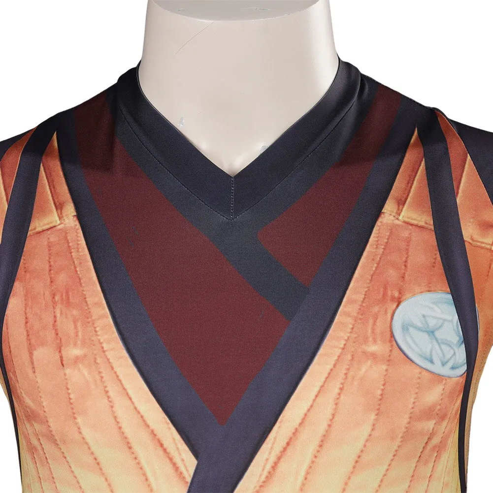 Mortal Kombat Scorpion Printed Onesie Cosplay Costume Halloween Carnival