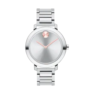 Movado Bold Evolution Silver Tone Quartz Women's Watch 3600647
