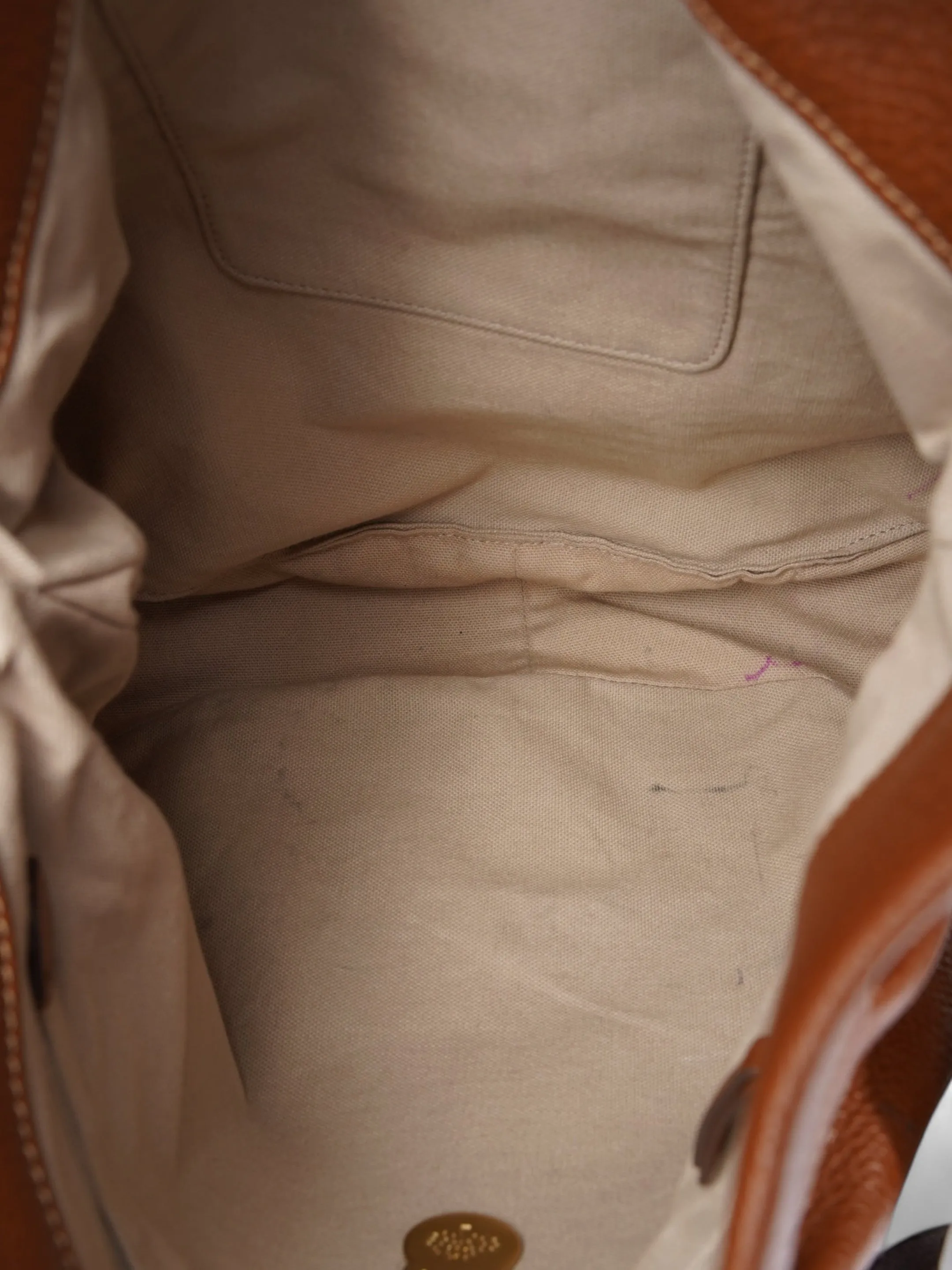 Mulberry Mitzy Messenger Oak Grained Leather