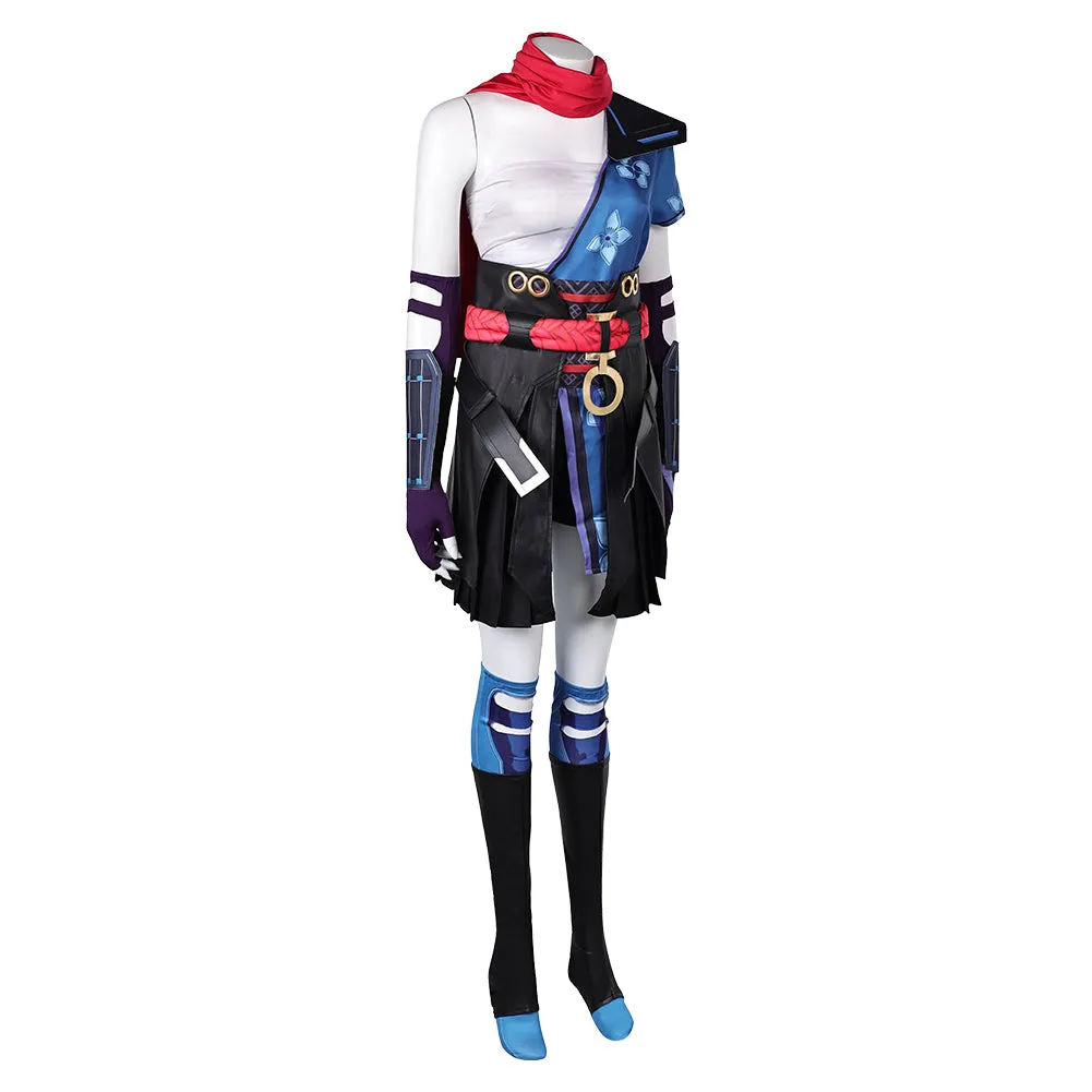 Mv Rivals Psylocke Cosplay Costume Woman Black Blue Outfits Halloween Carnival Suit