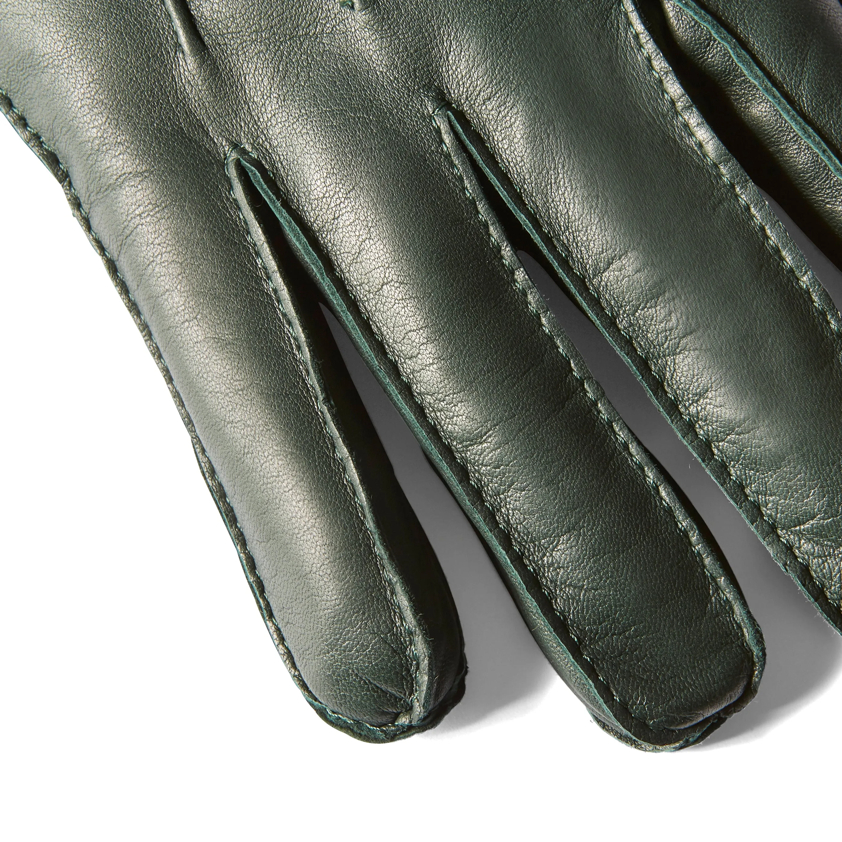 Nappa Touchscreen Leather in Foresta Green