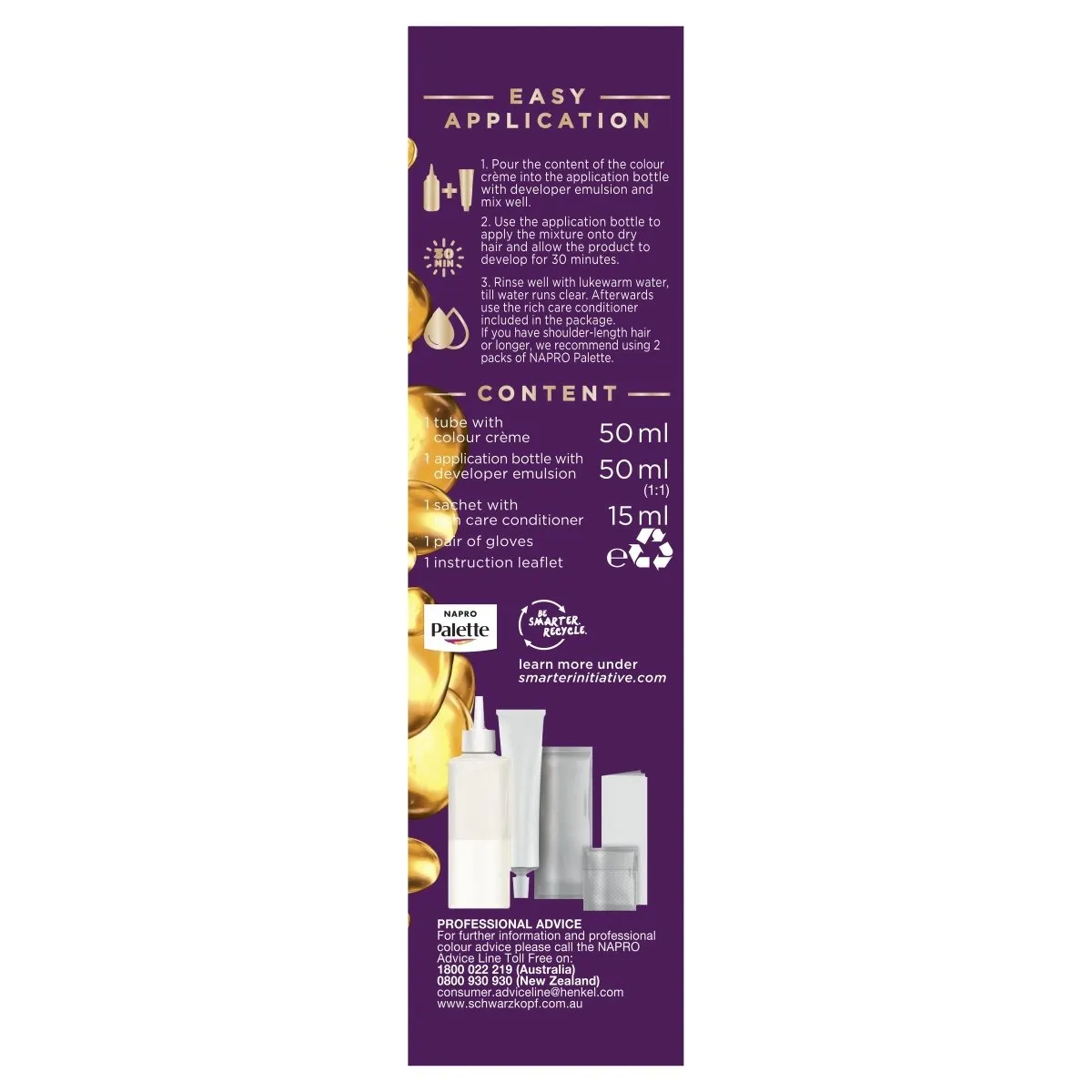 Napro Palette Intensive Creme Colour Permanent 3.0 Dark Brown