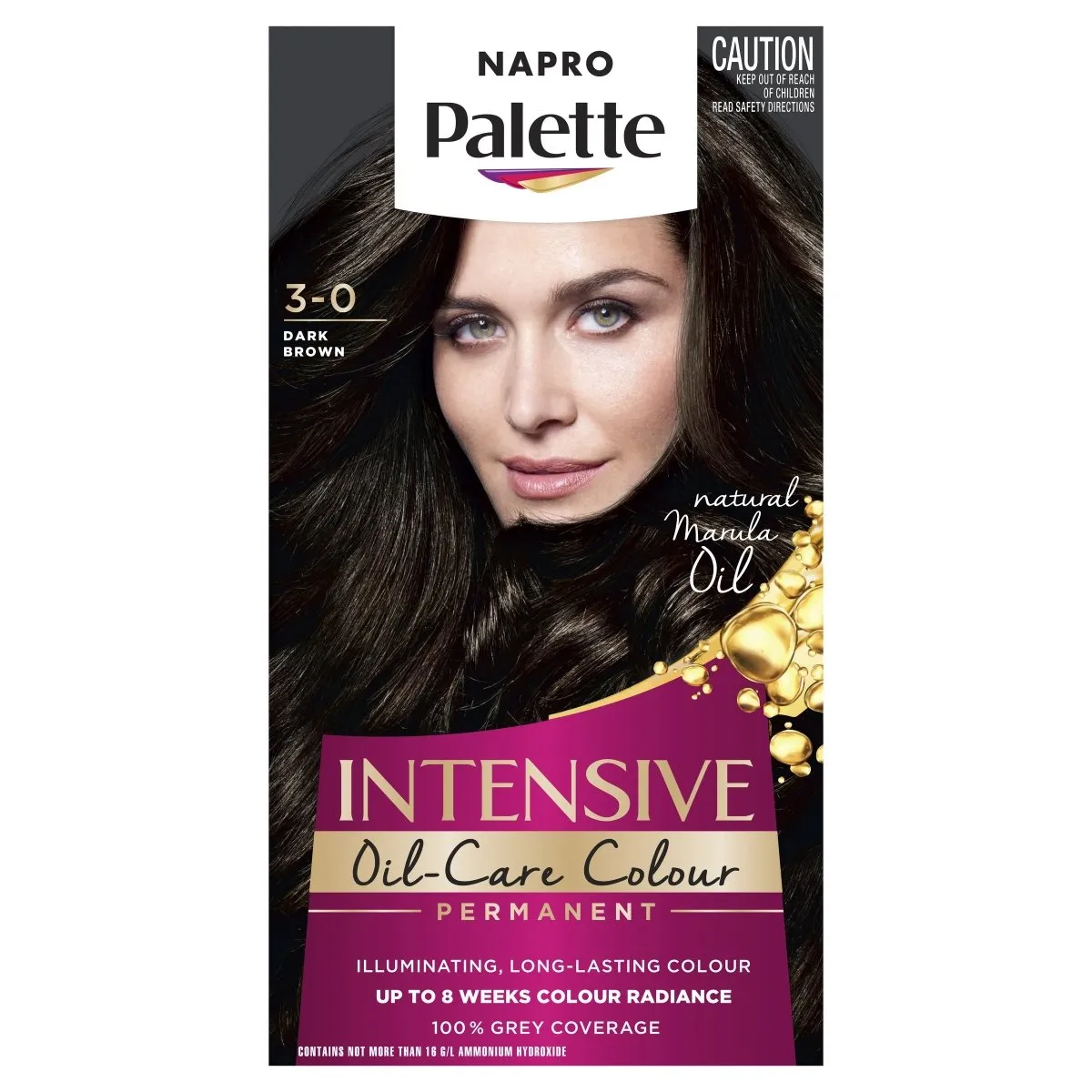 Napro Palette Intensive Creme Colour Permanent 3.0 Dark Brown