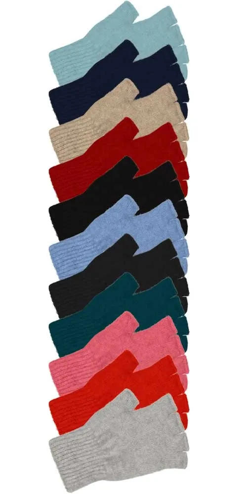 Native World Possum Merino Fingerless Gloves - 11 Colours