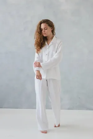 Natural Linen Pajamas