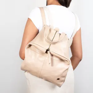 Ncumisa : Leather Backpack in Gravel Vintage
