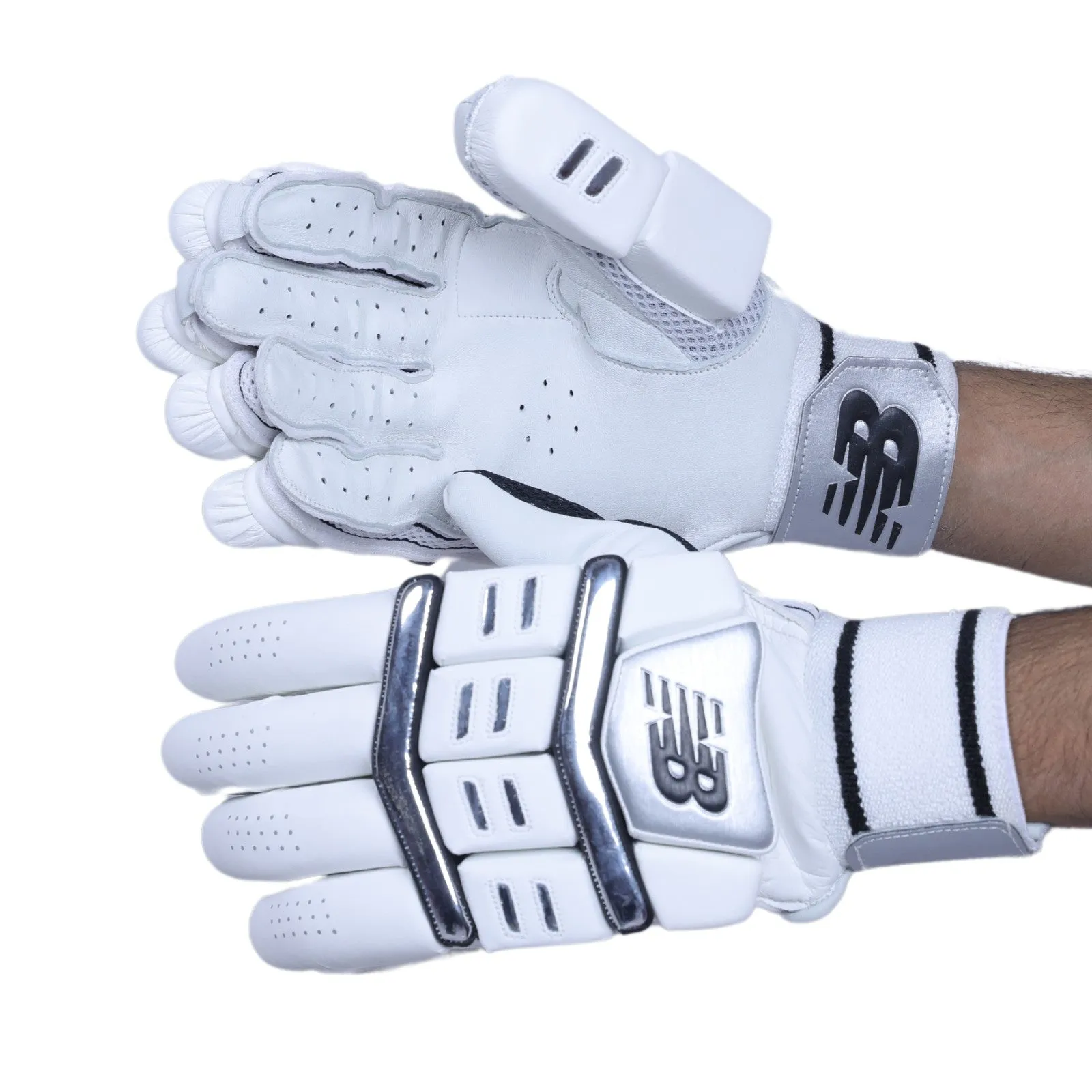 New Balance Heritage 10i Pro Cricket Batting Gloves Mens Size