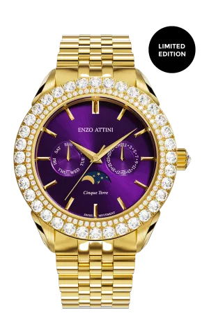 NEW Cinque Terre - President Bracelet / Swiss Movement.