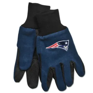 New England Patriots Gloves Two Tone Style Adult Size
