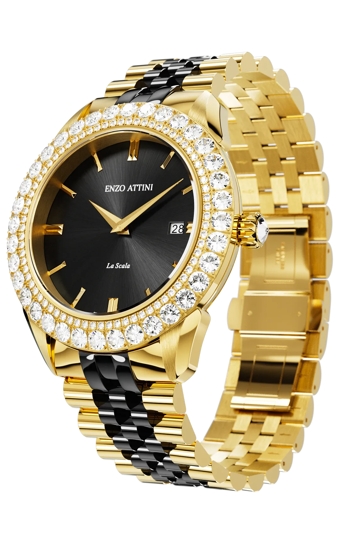 NEW La Scala - President Bracelet / Swiss Movement.