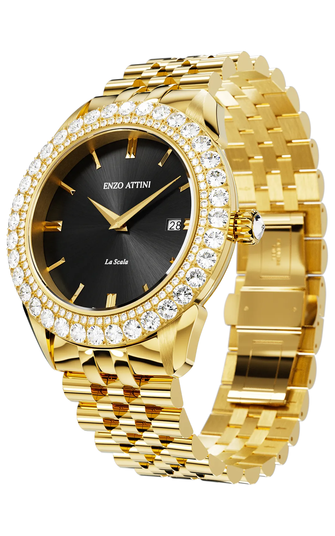 NEW La Scala - President Bracelet / Swiss Movement.