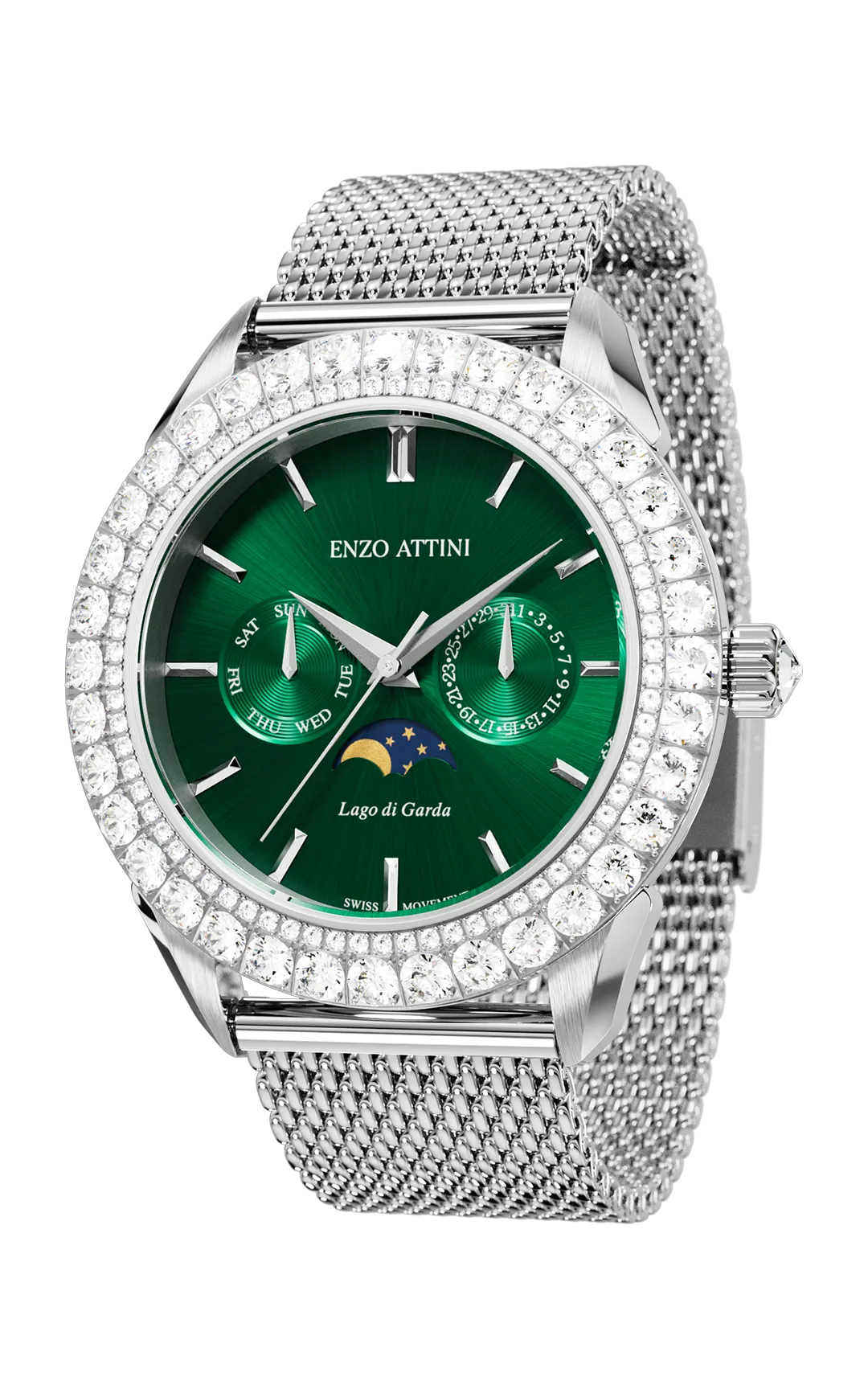 NEW Lago di Garda - Mesh Strap / Swiss Movement.