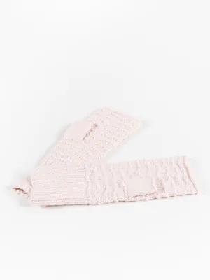 nieve fingerless glove - mauve