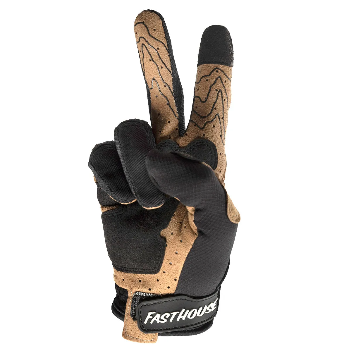 Off-Road Sand Cat Glove - Black/Black