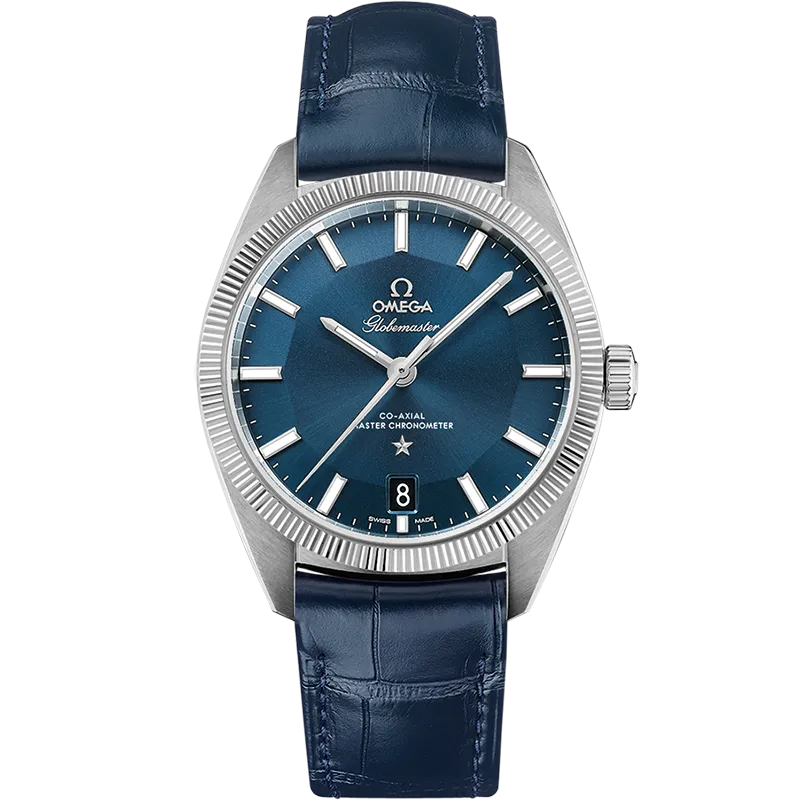 Omega Constellation Globemaster 39 mm, steel on leather strap