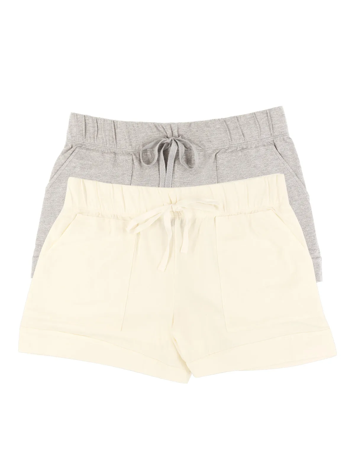 Organic Cotton Stretch Drawstring Short 2-Pack