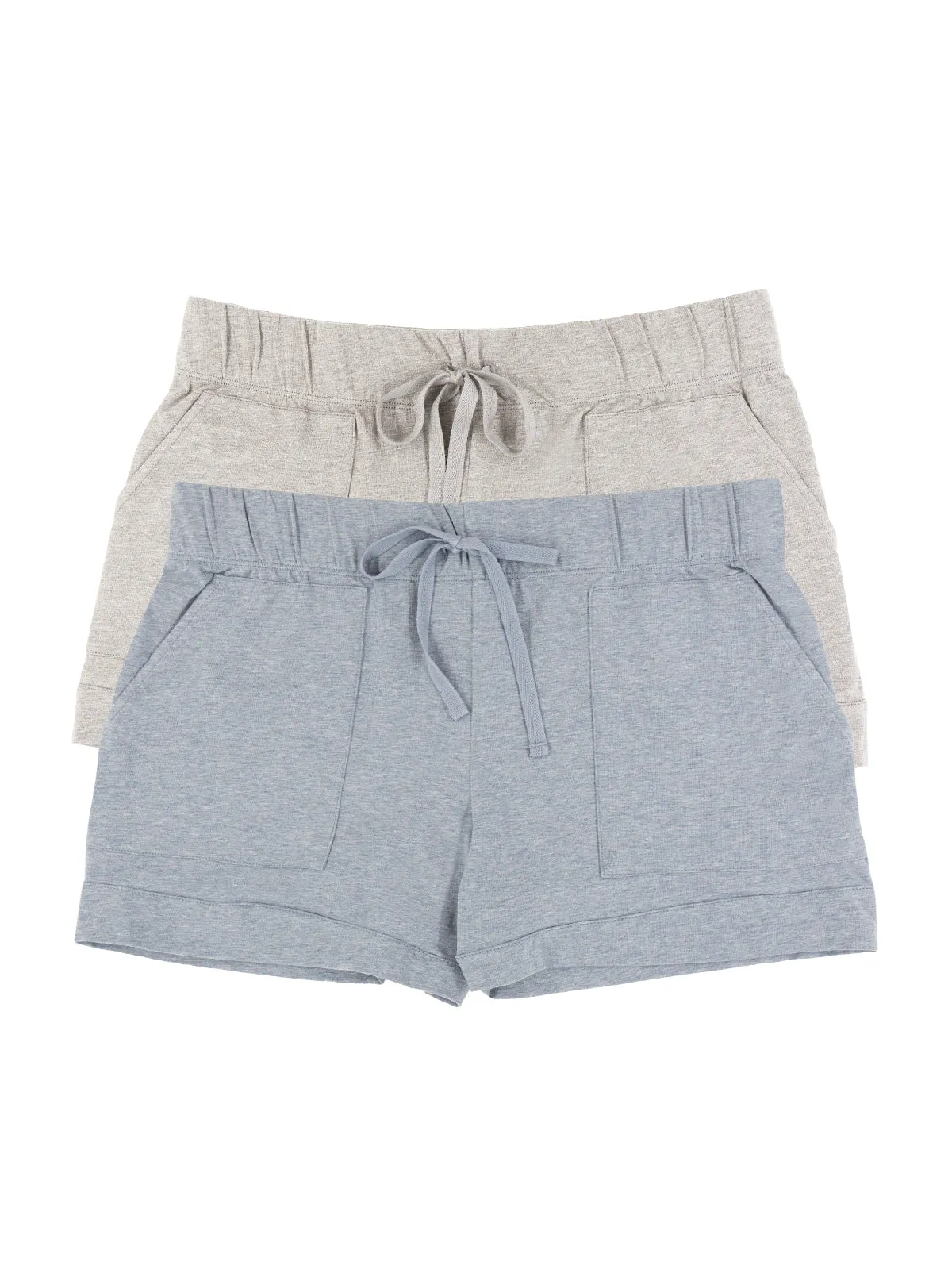Organic Cotton Stretch Drawstring Short 2-Pack