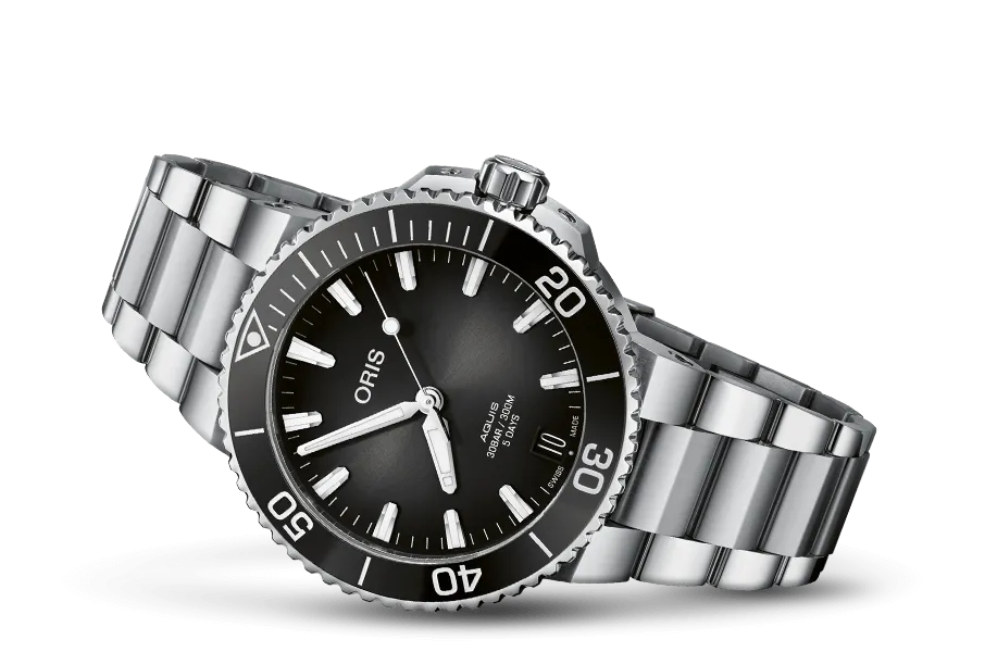 Oris Aquis Date Cal 400 Anthracite