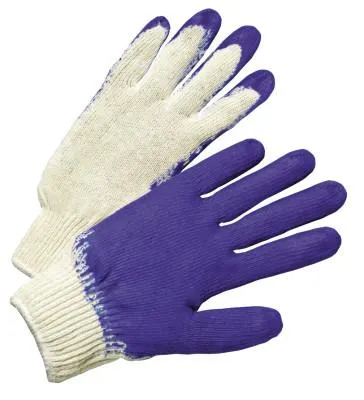 ORS Nasco Latex Coated Gloves, Men's, Blue/White, 6040