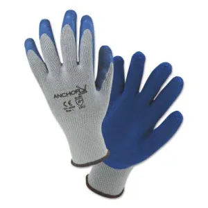 ORS Nasco Latex Coated Gloves, X-Large, Blue/Gray, 6030-XL