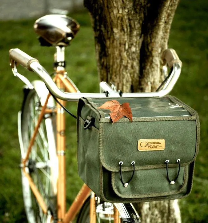 OSTRICH Front Bag-F-104 Green Army Canvas