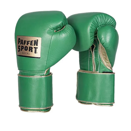 PAFFEN SPORT "TYSON FURY" PRO WIDE VELCRO-GREEN/GOLD
