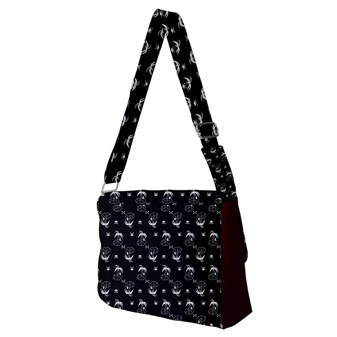 palm and skull Messenger Bag
