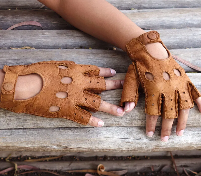 Panta - Peccary leather gloves - women