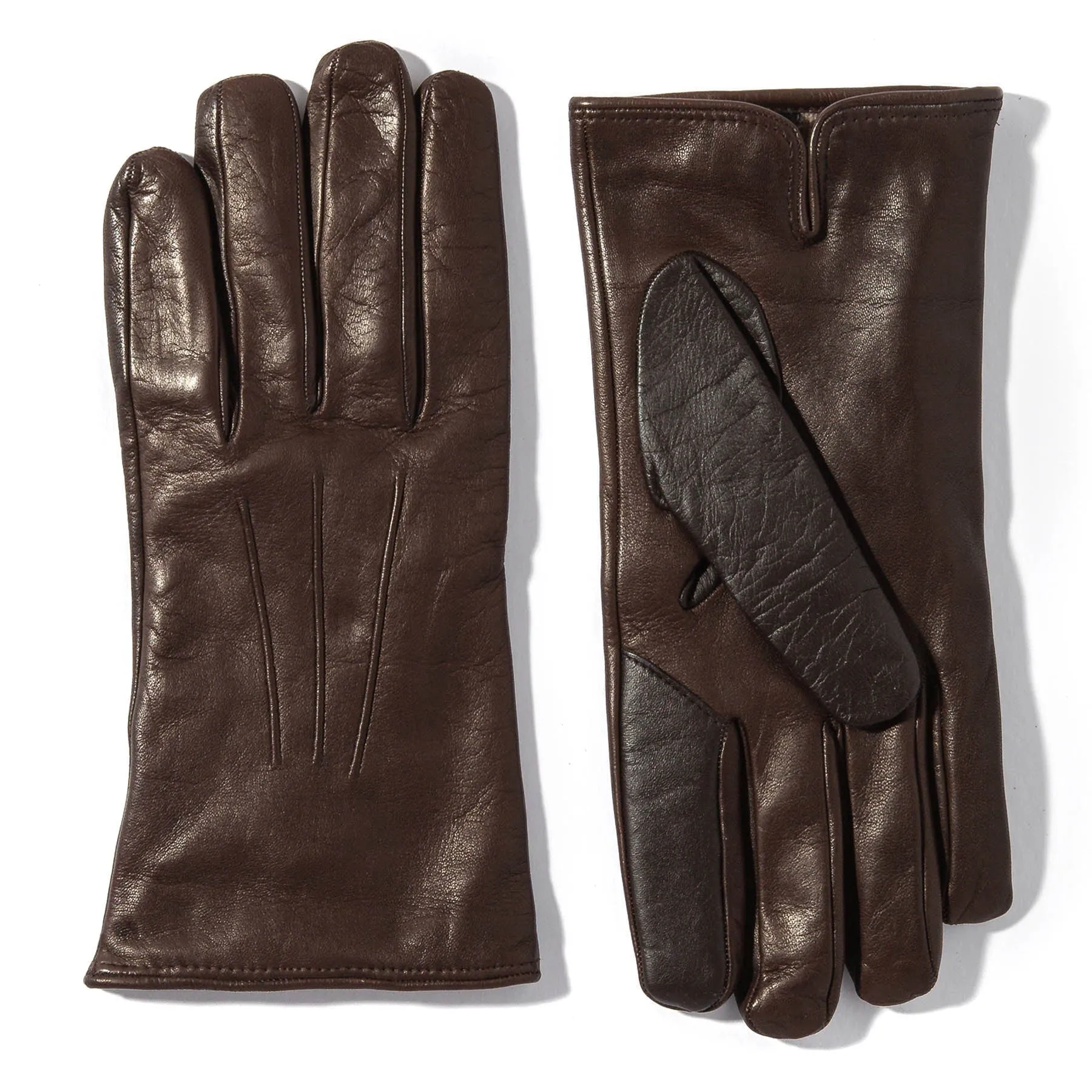 Parigi Nappa Touch Gloves In Dark Brown